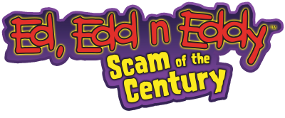 Ed, Edd n Eddy: Scam of the Century title screen for Nintendo DS